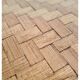1960s Woven Bananaleaf & Rattan Serving Tray