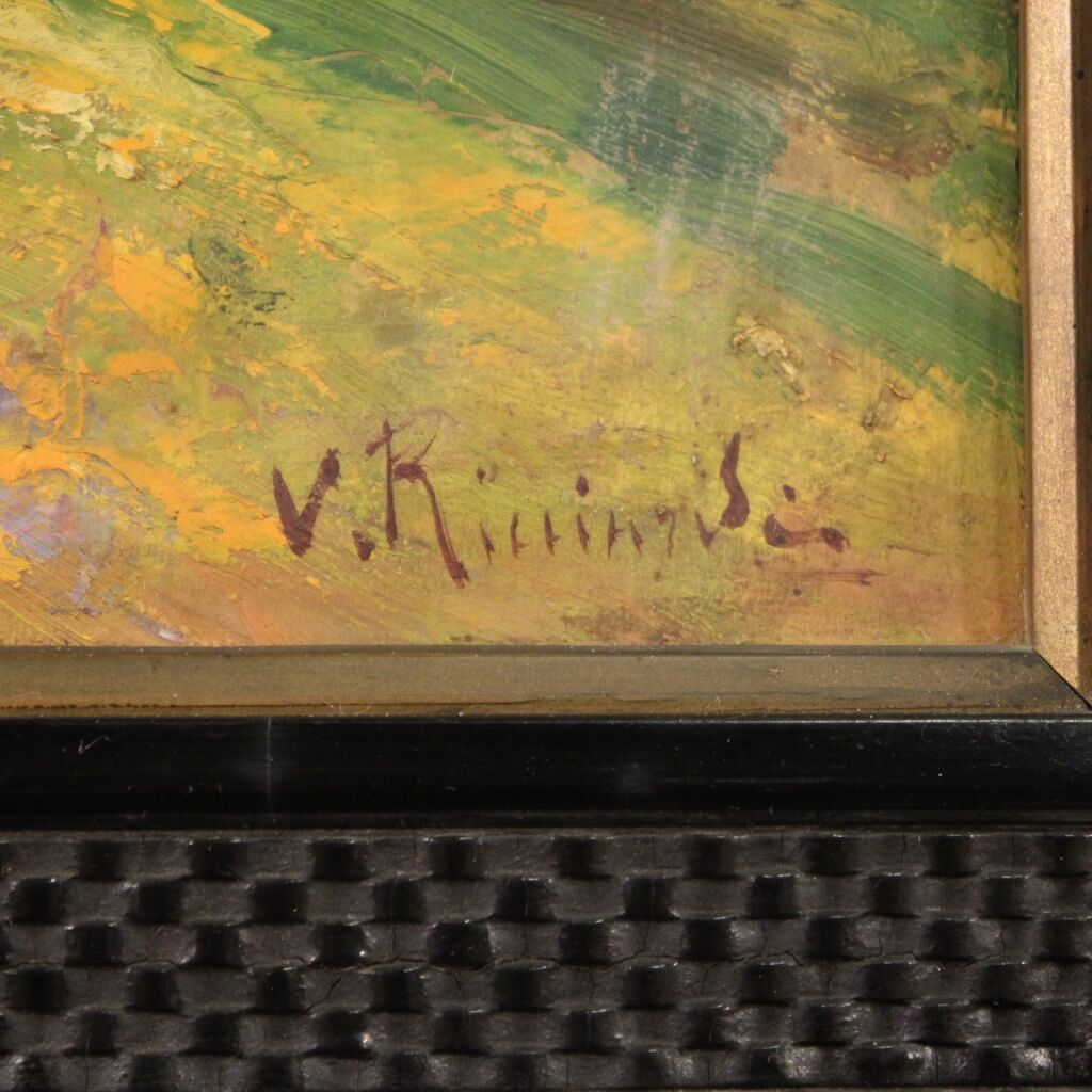 Signed landscape from the 1950s