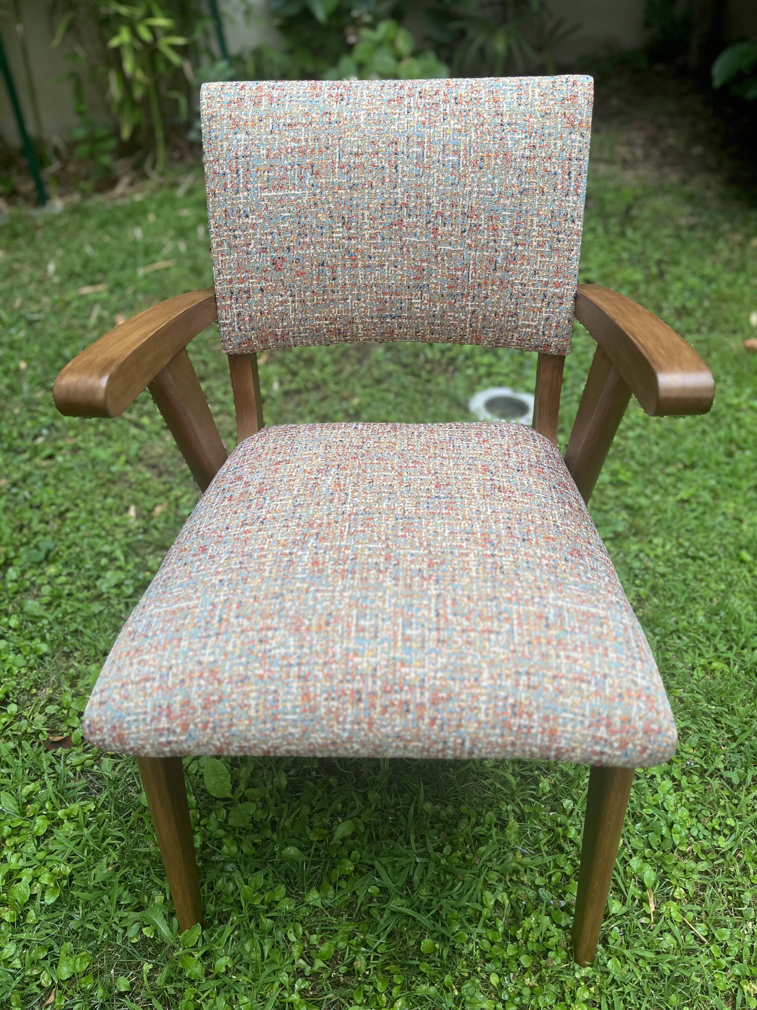 Mid-century bridge armchair