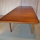 Extendable table set and six Scandinavian Teak Mc Intosh chairs