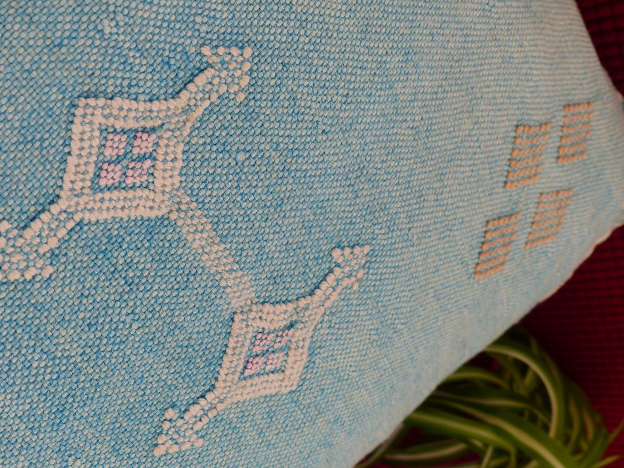 Cactus Silk Turquoise Sabra Cushion 45x50 cm