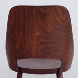 Set of 8 Mid Century Modern Dining Chairs by Radomir Hofman for TON, Model 514