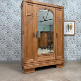 Art Deco oak wardrobe (renovated)