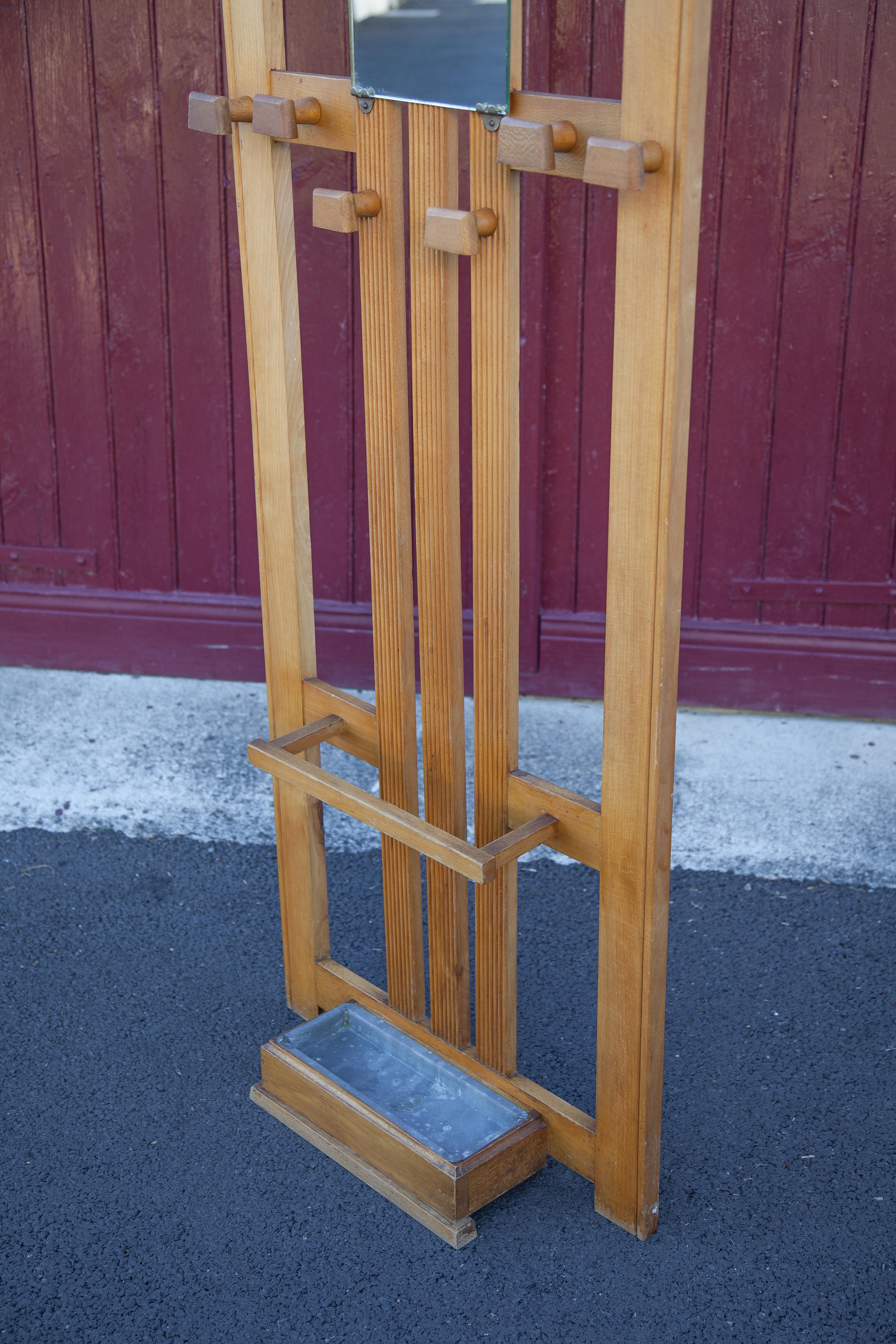 Coat rack wardrobe 50s