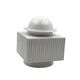 Sergio Asti, postmodern white ceramic vase, Cedit Italy 1970s