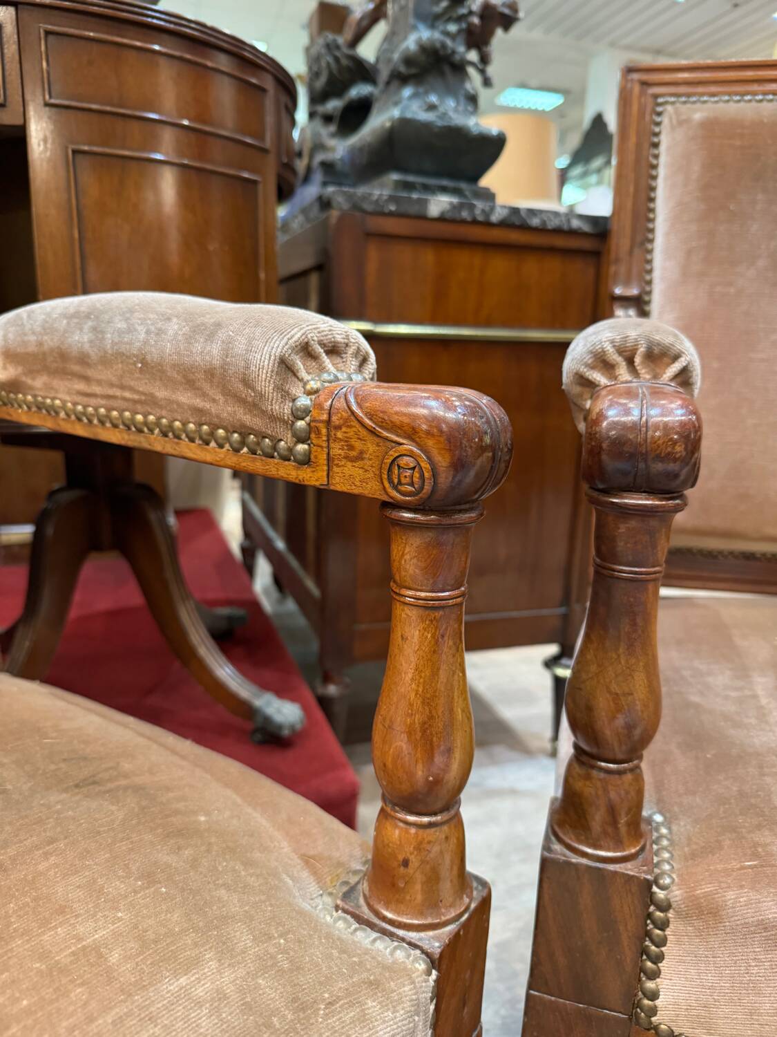 Pair of ceremonial armchairs