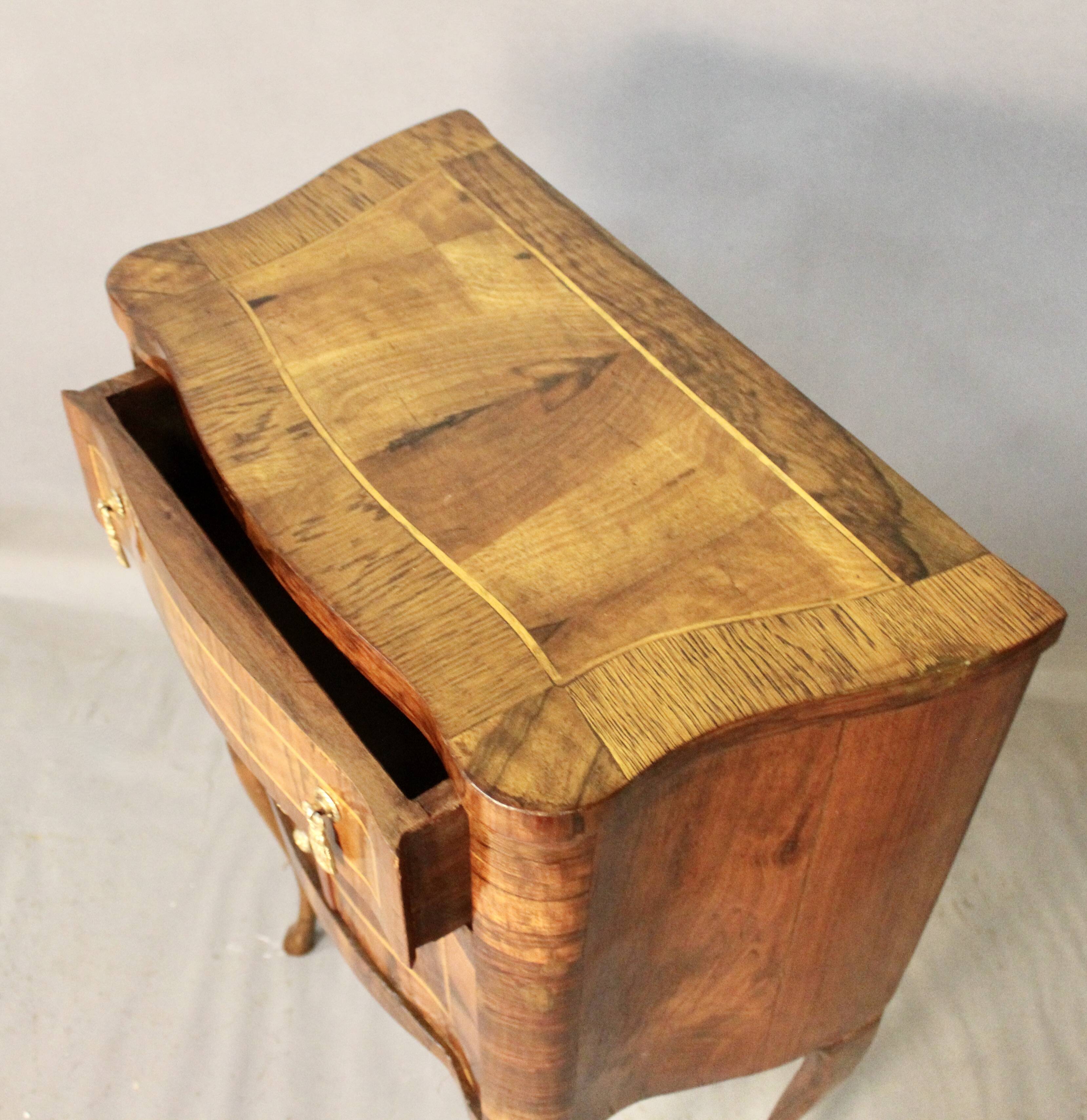 Bedside Or Sauteuse In Rosewood Marquetry