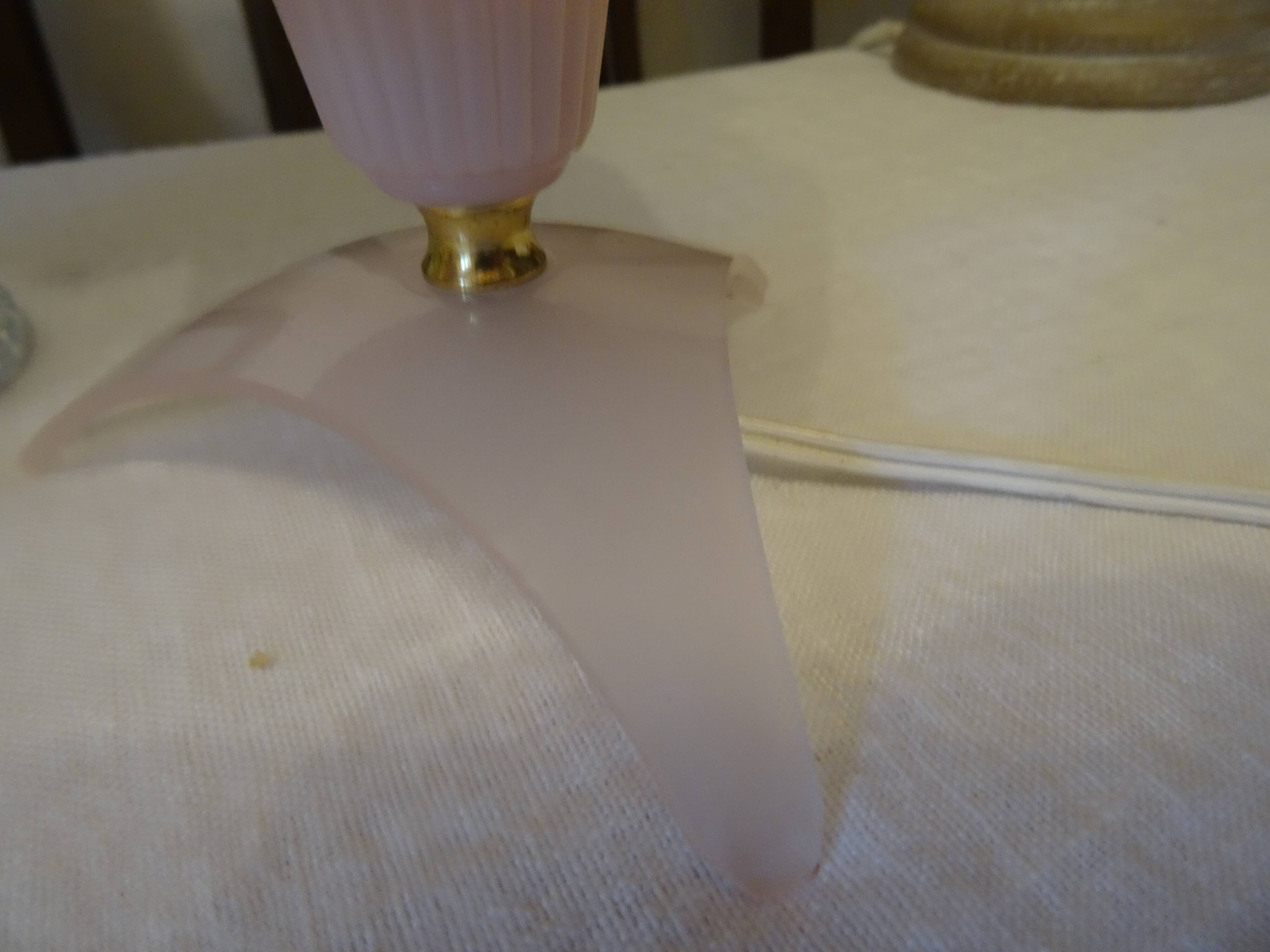 Duo of lamps in plexiglas 50/60