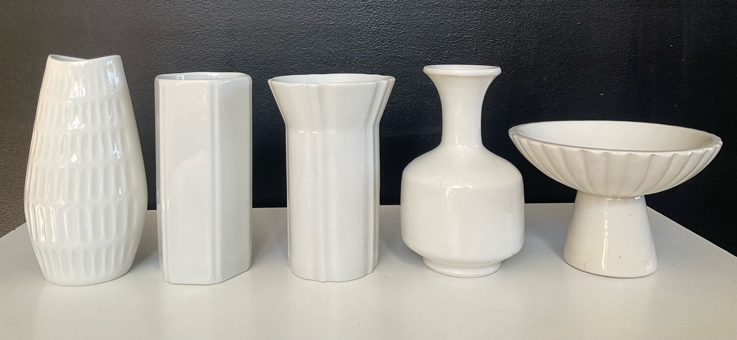 Série de 5 vases miniatures des années 60-70