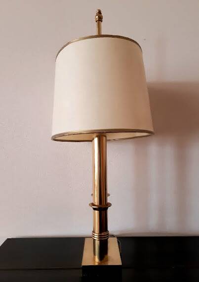 Hollywood Regency style hot water bottle lamp, circa 1960