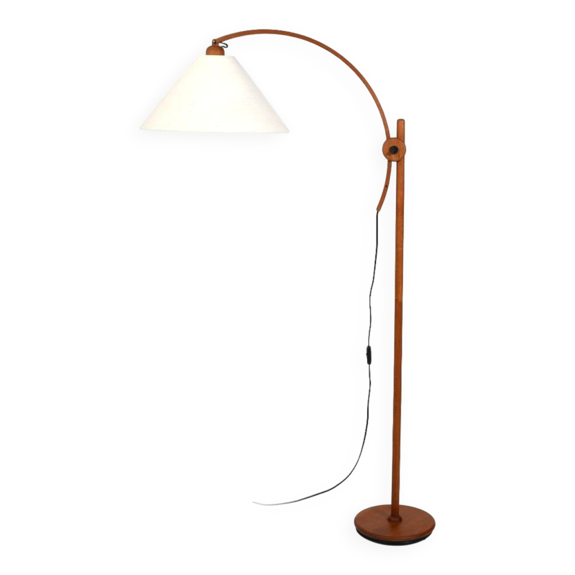 Danish Teak Floor Lamp by Domus Danica