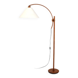 Lampe de sol en teck