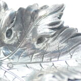 Old solid silver saleron, hallmarks from Spain, art nouveau, collection