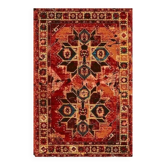 Multicoloured oriental house rug
