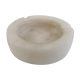 White marble ashtray