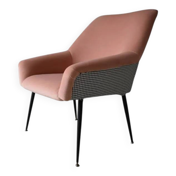 Vintage Shell armchair, 1960s, German Democratic Republic, restored
