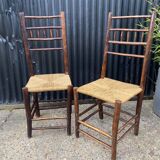 Pair of brutalist chairs