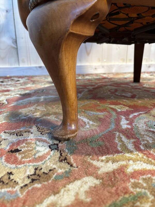 English style beech caned shepherdess