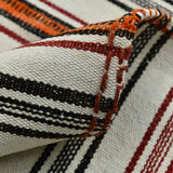 5x9 modern striped hemp rug, 148x269cm