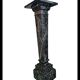 Sea green marble column