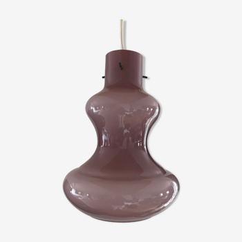 Lampe en opaline années 70