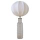 Rare mid-century modern crystal drop table lamp by Orrefors, designed by Carl Fagerlund.