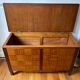 Solid oak toy chest