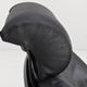 Kroken Armchair in Black Leather by Ake Fribytter for Roche Bobois
