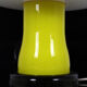 Glass mushroom table lamp from VEB Görlitz, 1970