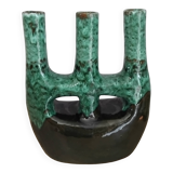 Candle holder from Tamegroute Morocco Marrakech vintage ceramic design