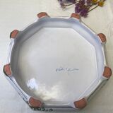 Piedestal earthenware coaster Lallier Moustiers
