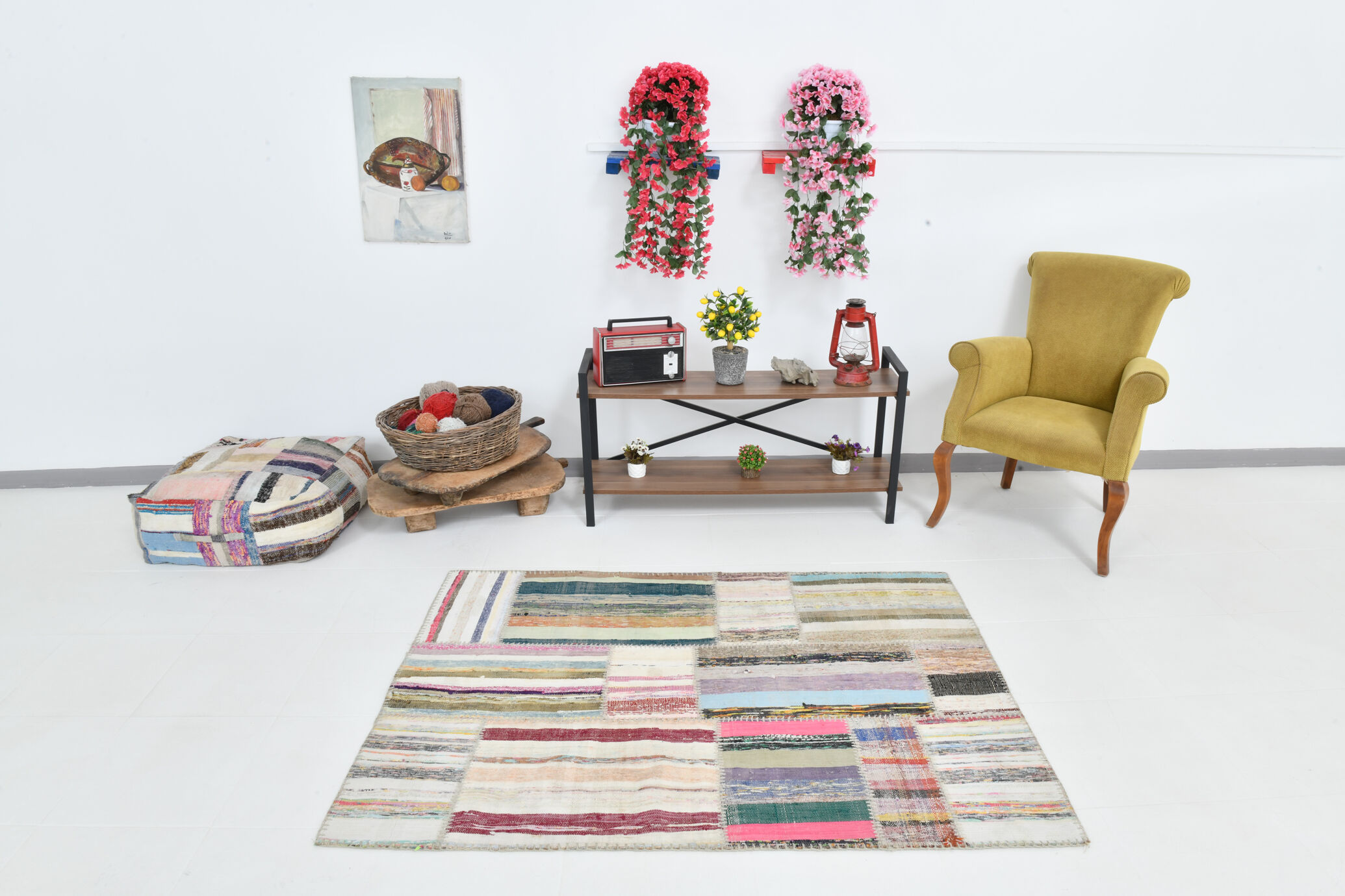 Tapis vintage, 124x170cm