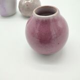 Set of 3 Scandinavian miniature ceramic vases