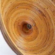 Italian 1970s bamboo ceiling pendant lamp | Ø 72 cm | Vivai del Sud