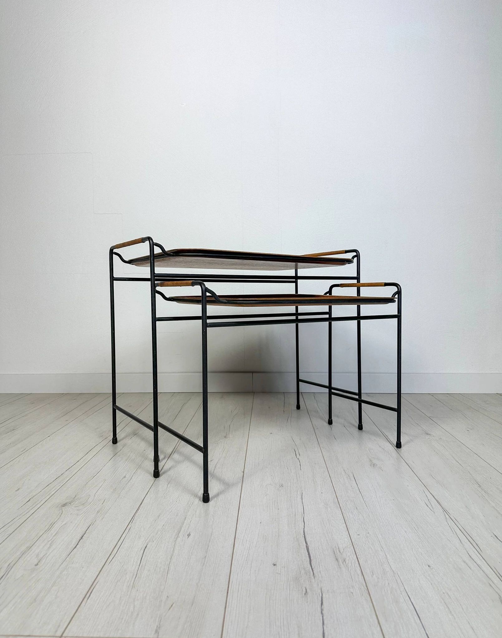 1960s Vintage Danish Teak Nesting Tables by Silva