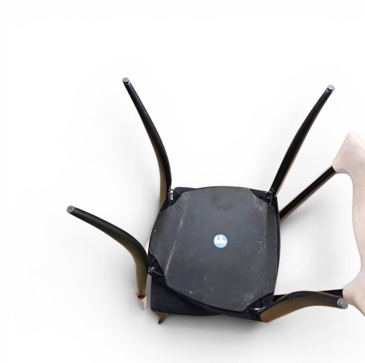 2 x Charme dining chair by Fasem is a slender, yet strong masterpiece 1980s