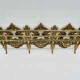Bronze Coat Rack and Wall Shelf, Vintage, Louis XV Style