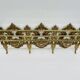 Bronze Coat Rack and Wall Shelf, Vintage, Louis XV Style