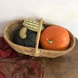 Large clear oval basket