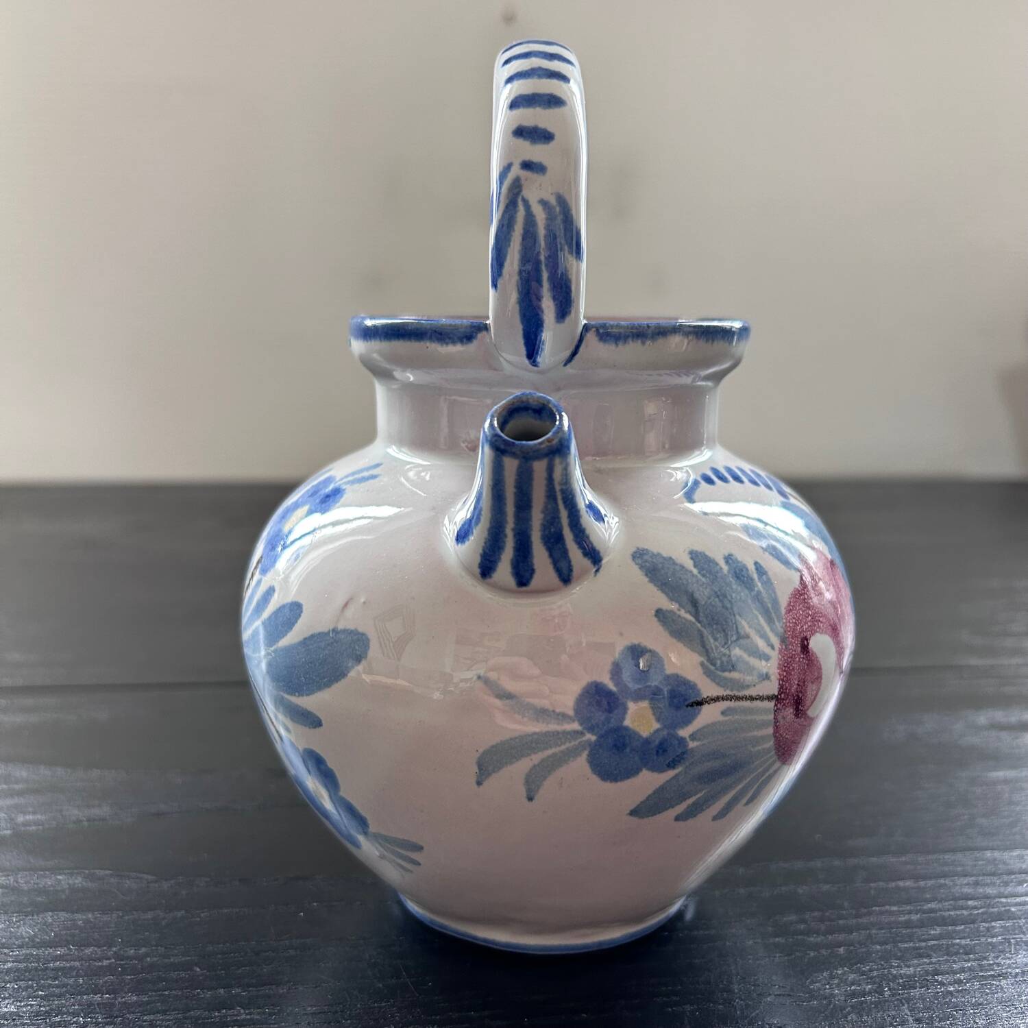 Jug with floral decoration