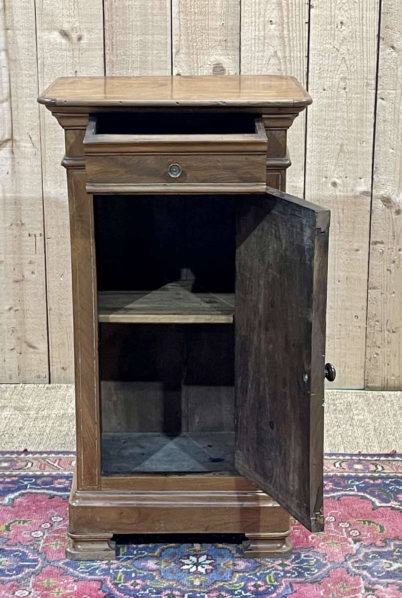 Late 19th century fruit wood bedside table