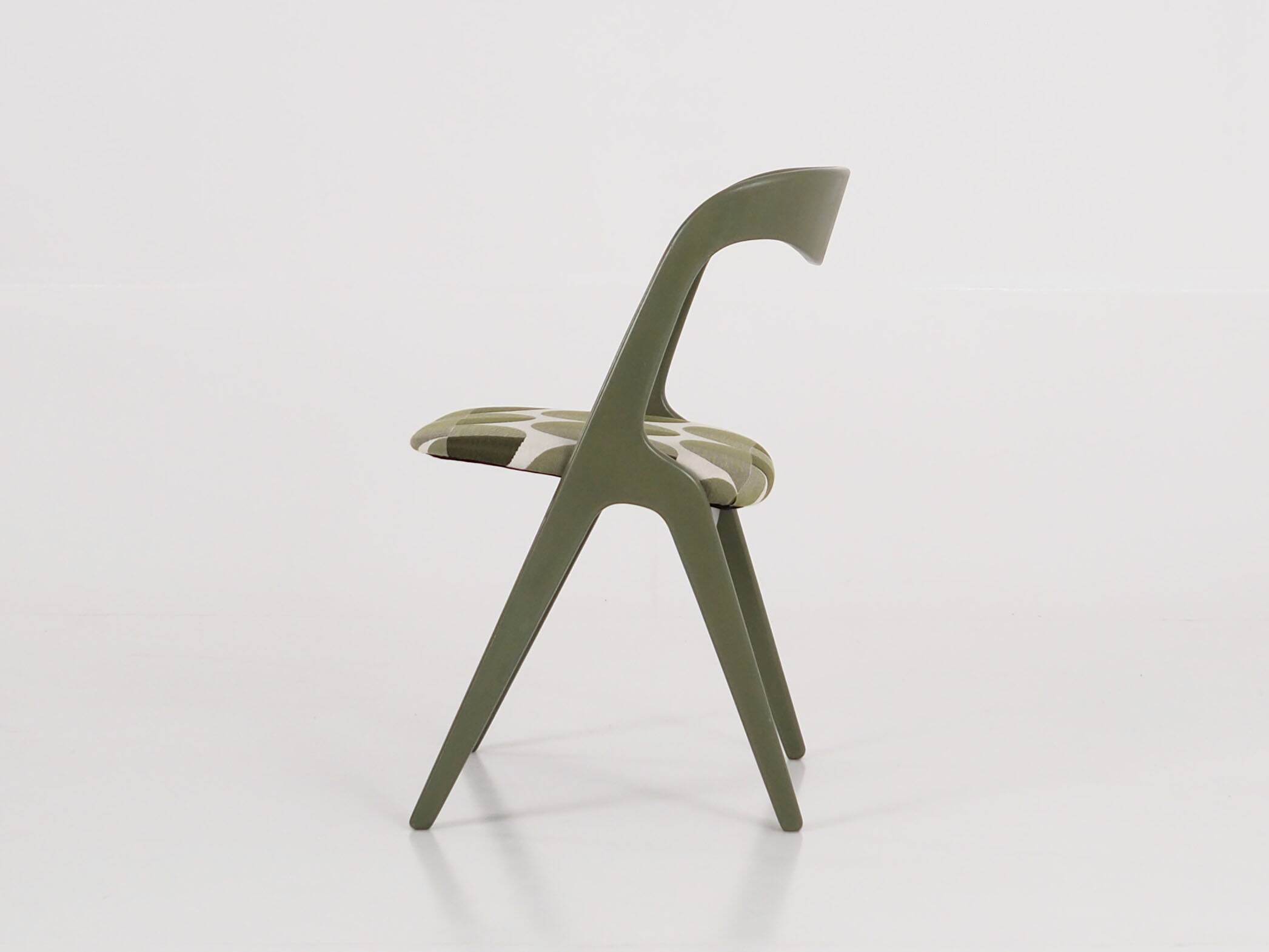 Green chair, Danish design, 1970s, production: Denmark
