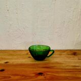 Set of 2 large vintage green Vereco mugs