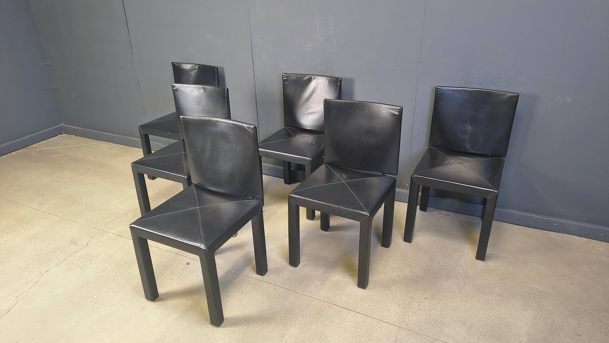 Arcadia dining chairs by Paolo Piva for B&B Italia set of 6