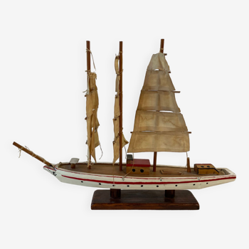 Model wooden boat