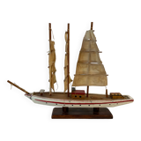 Model wooden boat