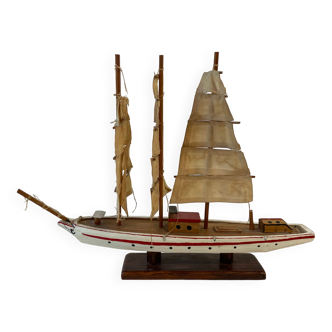 Model wooden boat