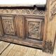 Banc d'église coffre en bois XVIIIème