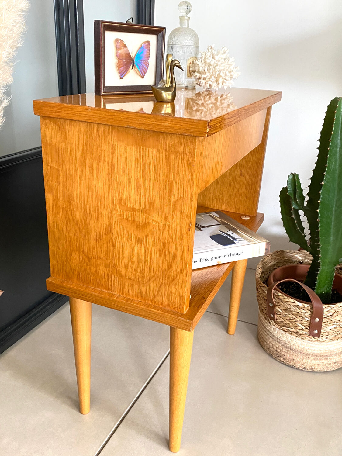 Table de chevet vintage