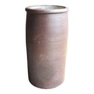 Ancien pot en grès XL H 82 cm